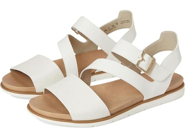 (取寄) ドクターショール レディース ナイスリー ファン Dr. Scholl's women Nicely Fun Tofu White Faux Leather