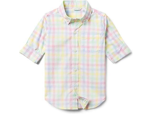 (取寄) ジャニー アンド ジャック ボーイズ ギンガム ボタン ダウン シャツ (トドラー/リトル キッズ/ビッグ キッズ) Janie and Jack boys Janie and Jack Gingham Button Down Shirt (Toddler/Little Kids/Big Kids) Multicolorの通販は 10,480円