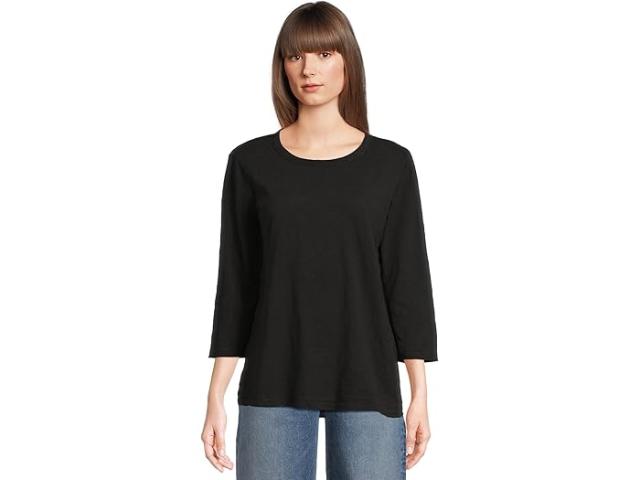 (取寄) モッドオードック レディース 3/4 スリーブ クルー ネック フェーバリット ティー Mod-o-doc women 3/4 Sleeve Crew Neck Favorite Tee Black