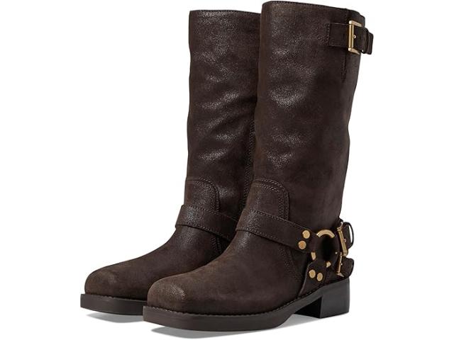 (取寄) マイケルコース レディース クロスビー モト ブーツ MICHAEL Michael Kors women Crosby Moto Boots Chocolate