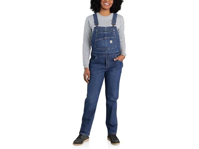 (取寄) カーハート レディース ラギッド フレックス リラックスド-フィット フィット デニム ビブ オーバーオール Carhartt women Rugged Flex Relaxed Fit Denim Bib Overalls Archesの通販は 29,230円