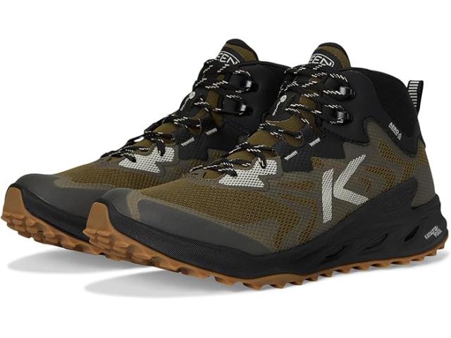 (取寄) キーン メンズ シオニック ネクスト ウォータープルーフ ハイキング ブーツ KEEN men Zionic NXT Waterproof Hiking Boots Dark Olive/Black