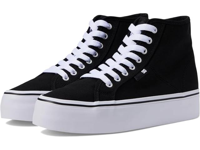 (取寄) DC レディース マニュアル HI プラットフォーム DC women DC Manual Hi Platform Black/Whiteの通販は