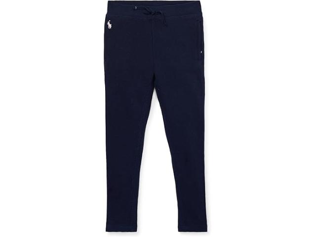 (取寄) ラルフローレン キッズ ガールズ フレンチ テリー レギングス (リトル キッズ) Polo Ralph Lauren Kids girls Polo Ralph Lauren Kids French Terry Leggings (Little Kids) Refined Navy
