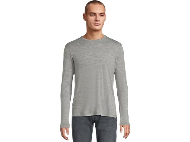 (取寄) アイスブレイカー メンズ メリノ 125 クール-ライト スフィア ロング スリーブ ティー Icebreaker men Merino 125 Cool-Lite Sphere Long Sleeve Tee Metro Heather