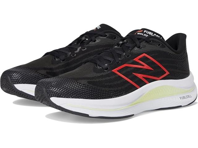 (取寄) ニューバランス メンズ フューエルセル ウォーカー エリート v1 New Balance men FuelCell Walker Elite V1 Black/Neo Flame/Limelight