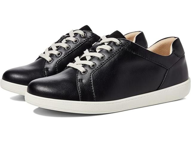 (取寄) トロッターズ レディース アドワー Trotters women Adore Black Leather/Black Suede Veg