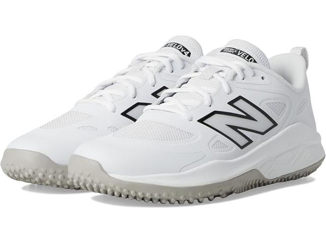 (取寄) ニューバランス レディース フレッシュ フォーム ターフ-トレーナー ソフトボール クリーツ New Balance women Fresh Foam Velov4 Turf-Trainer Softball Cleats White/Black