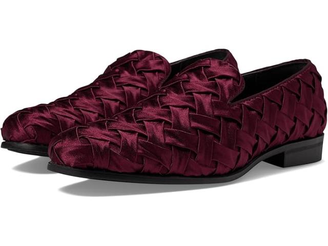 (取寄) ステイシー アダムス メンズ サボワール サテン スリッポン Stacy Adams men Savoir Satin Slip-On Burgundy