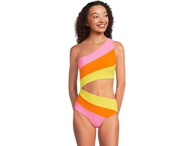 (取寄) ビーチライオット レディース ジョイス ワンピース Beach Riot women Joyce One-Piece Soleil Color-Block