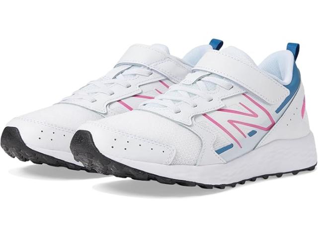 (取寄) ニューバランス キッズ キッズ フレッシュ フォーム 650 バンジー レース ウィズ トップ ストラップ (リトル キッド/ビッグ キッド) New Balance Kids kids New Balance Kids Fresh Foam 650 Bungee Lace with Top Strap (Little Kid/Big Kid) White/Real Pinkの通販は 19,030円