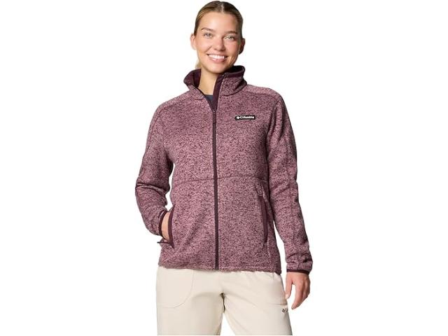 (取寄) コロンビア レディース セーター ウェザー フル ジップ リ Columbia women Columbia Sweater Weather Full Zip II Moonvista/Fig Heatherの通販は 20,461円