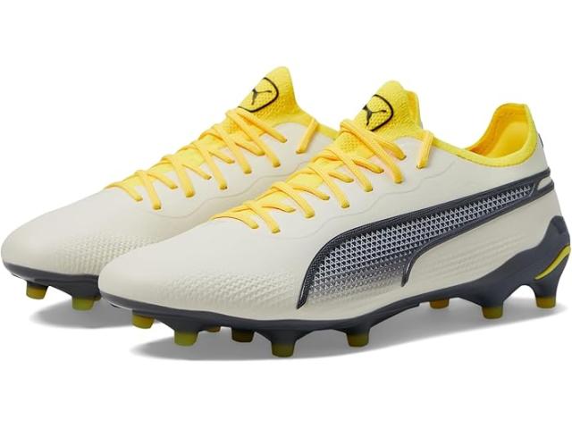 (取寄) プーマ レディース キング アルティメット ファーム グランド/アーティフィシャル グランド PUMA women King Ultimate Firm Ground/Artificial Ground Alpine /Asphalt/Yellow Blaze