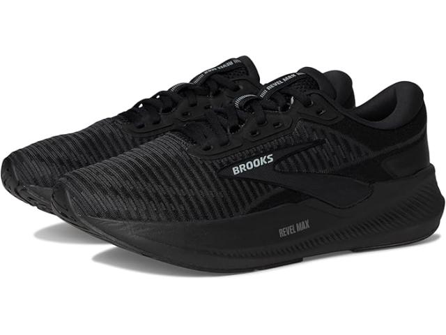 (取寄) ブルックス メンズ レベル マックス Brooks men Revel Max Black/Black/Ebony