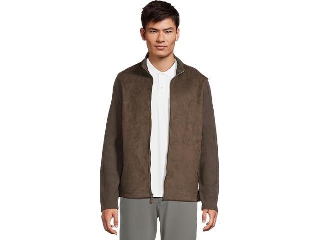 (取寄) ジョンストン&マーフィー メンズ フォウ-スエード フルジップ Johnston & Murphy men Faux-suede Full-zip Brown