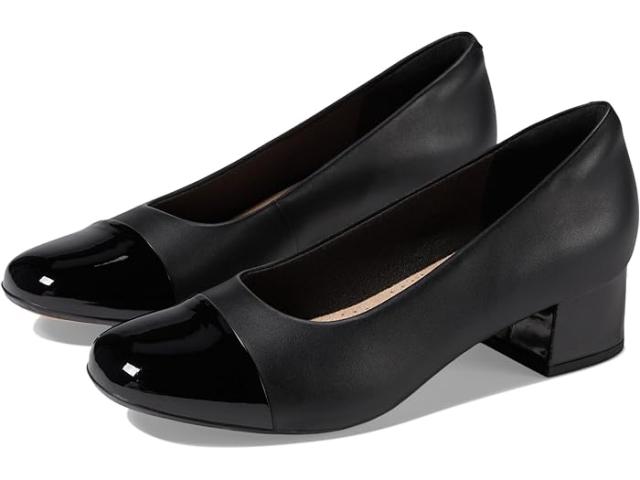 (取寄) クラークス レディース マリリン サラ Clarks women Clarks Marilyn Sara Black Leather/Synthetic Combination