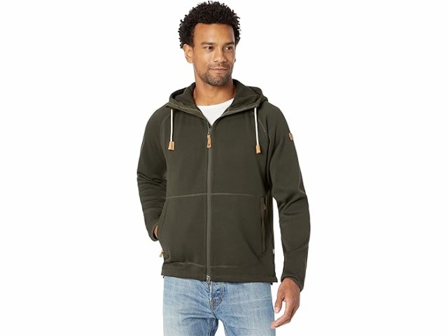 (取寄) フェールラーベン メンズ フリース ブーディ Fjllrven men Fjallraven Ovik Fleece Hoodie Deep Forestの通販は