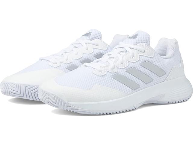 (取寄) アディダス レディース ゲームイコート 2 w adidas women adidas GameCourt 2 W White/Silver llic