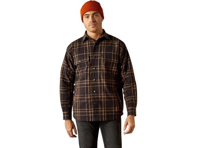 (取寄) アリアット メンズ ホーソーン レトロ シャツ ジャケット Ariat men Ariat Hawthorn Retro Shirt Jacket Blackの通販は