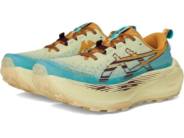 (取寄) アシックス メンズ トラブーコ マックス 4 ASICS men Trabuco Max 4 Wheat Yellow/Dark Red Planet