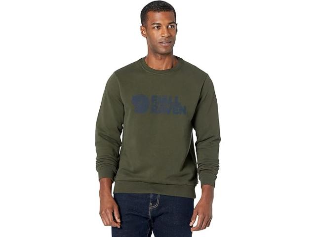 (取寄) フェールラーベン メンズ ロゴ セーター Fjllrven men Fjallraven Fjallraven Logo Sweater Deep Forestの通販は