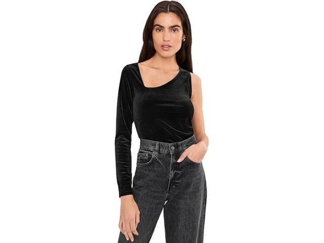 (取寄) オールセインツ レディース アリ ベルネット トップ AllSaints women Ari Velvet Top Black