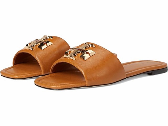 (取寄) トリーバーチ レディース エレノア スライド Tory Burch women Eleanor Slide Caramel Corn/Goldの通販は 52,524円