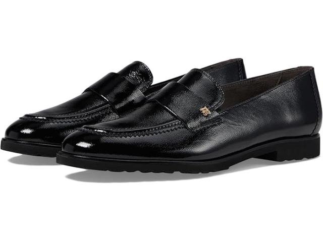 (取寄) ポールグリーン レディース フラッツ Paul Green women Wheaton Flat Black Crinkled Patent