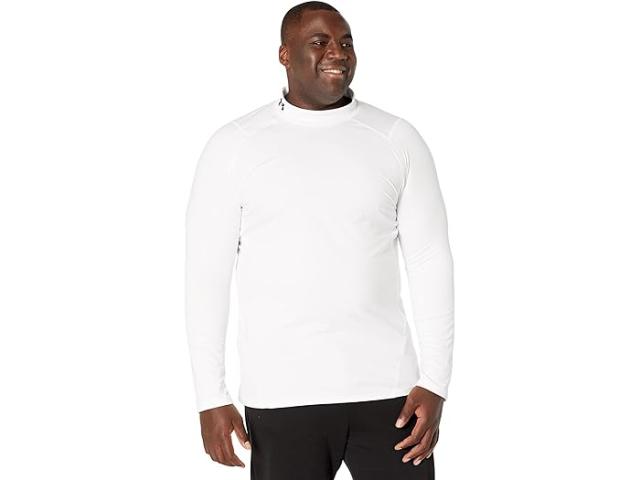 (取寄) アンダーアーマー メンズ ビッグ アンド トール コールドギア アーマー フィッティド モック Under Armour men Under Armour Big & Tall ColdGear Armour Fitted Mock White/Blackの通販は 11,285円