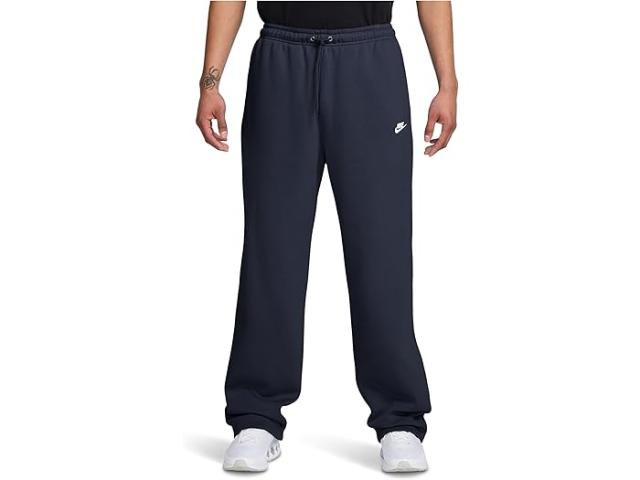 (取寄) ナイキ メンズ スポーツウェア クラブ フリース バンジー パンツ Nike men Sportswear Club Fleece Bungee Pants Obsidian/Obsidian/White