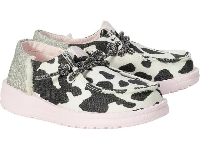 (取寄) ヘイデュードキッズ ガールズ ウェンディ ファンク カウ (トドラー) Hey Dude Kids girls Hey Dude Kids Wendy Funk Cow (Toddler) Black/Pinkの通販は