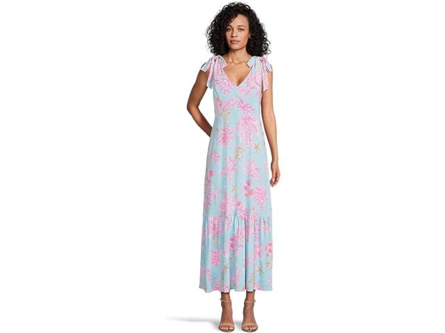 (取寄) リリー ピュリッツァー レディース マキシ ドレス Lilly Pulitzer women Aquinnah Maxi Dress Multi  Coral