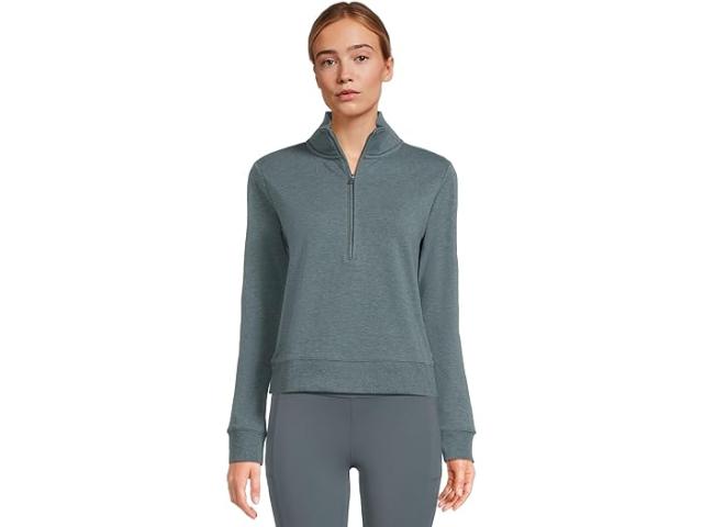 (取寄) トラヴィスマシュー レディース クラウド ハーフ ジップ TravisMathew women Cloud Half Zip Heather Dark Slate