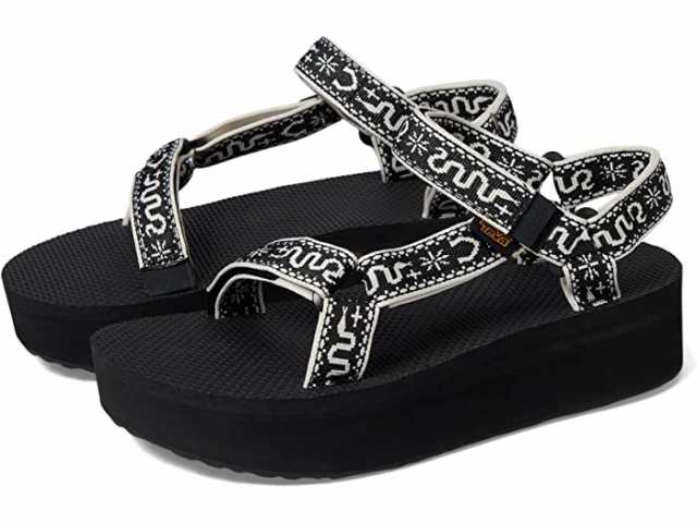 (取寄) テバ レディース フラットフォーム ユニバーサル Teva women Teva Flatform Universal Bandana Black/Birchの通販は