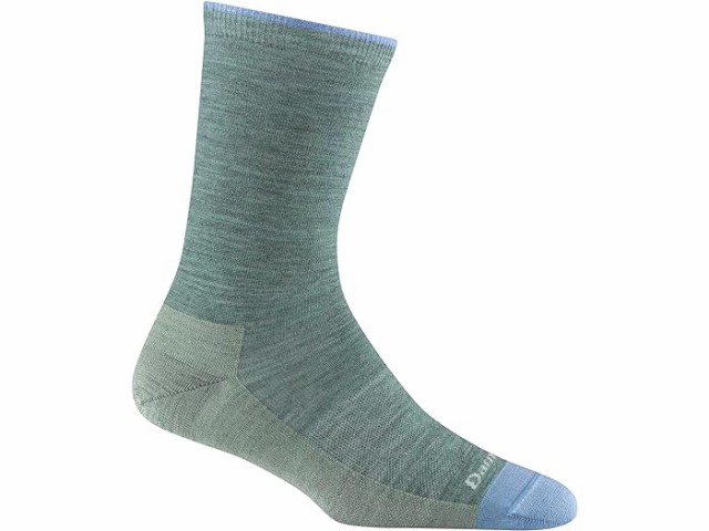 (取寄) ダーンタフバーモント レディース ソリッド ベーシック クルー ライト Darn Tough Vermont women Darn Tough Vermont Solid Basic Crew Light Seafoamの通販は
