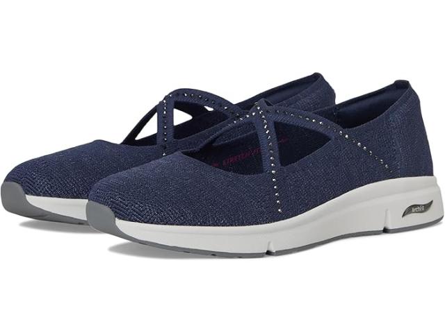 (取寄) スケッチャーズ レディース マーサ スチュワート アーチ フィット リビング - メドウ ウォーク SKECHERS women Martha Stewart Arch Fit Living - Meadow Walk Navy