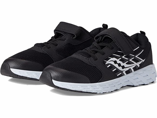 (取寄) サッカニー キッズ ボーイズ ウィンド A/C 2.0 (リトル キッド/ビッグ キッド) Saucony Kids boys Saucony Kids Wind A/C 2.0 (Little Kid/Big Kid) Black/Whiteの通販は