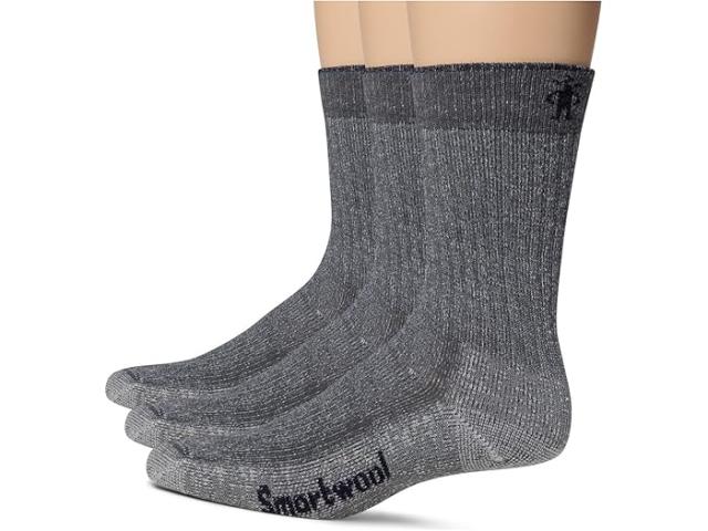 (取寄) スマートウール メンズ ハイク クラシック エディション フル クッション 2nd カット クルー ソックス マルチパック Smartwool men Hike Classic Edition Full Cushion 2nd Cut Crew Socks Multipack Medium Gray