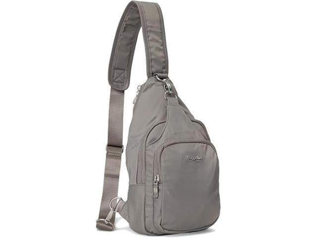 (取寄) バッガリーニ レディース セントラル パーク スリング Baggallini women Central Park Sling Steel Grey Twill