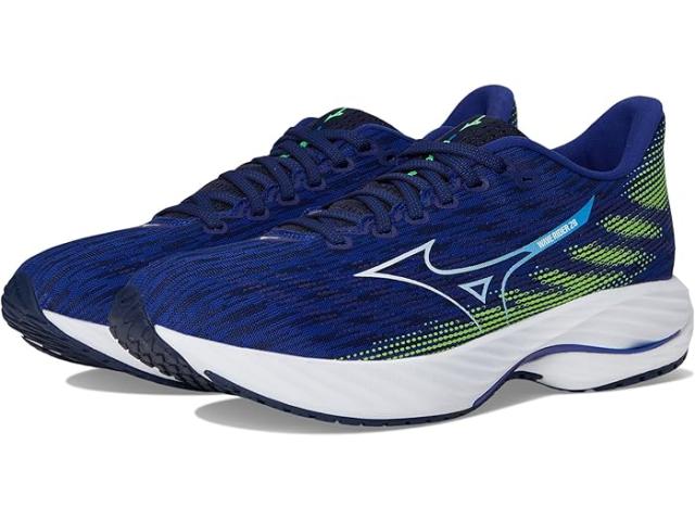 (取寄) ミズノ メンズ ウェーブ ライダー 28 Mizuno men Wave Rider 28 Reflex Blue/Whiteの通販は 30,043円