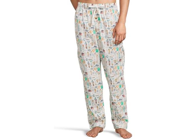 (取寄) トミーバハマ メンズ コットン ウーブン パジャマ パンツ  Bahama men Cotton Woven Pajama Pants Cloud Cream Tiki Drinks