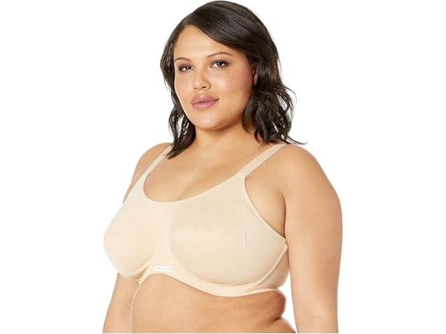 (取寄) エロミ レディース エナジャイズ アンダーワイヤー ハイ インパクト スポーツ ブラ ウィズ J フック elomi women elomi Energise Underwire High Impact Sport Bra with J Hook Nude