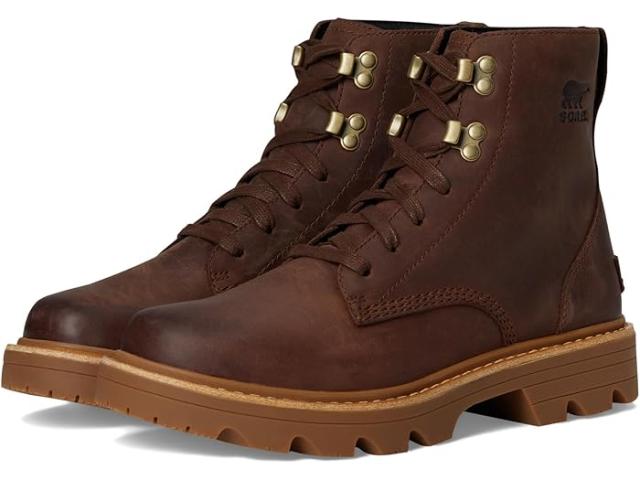 (取寄) ソレル レディース レベル RD ブーツ レース ウォータープルーフ SOREL women Revel Rd Boots Lace Waterproof Tobacco/Gum 10