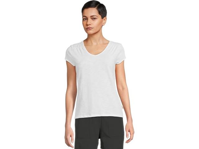 (取寄) ロイヤルロビンズ レディース フェザーウェイト スラブ ティー  Robbins women Featherweight Slub Tee White