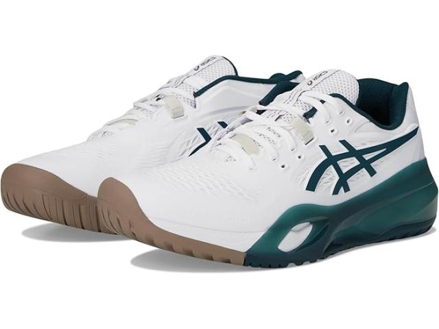 (取寄) アシックス メンズ ゲル-レゾリューション X ASICS men Gel-Resolution X White/Saxon Green