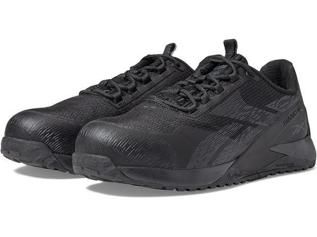 (取寄) リーボック ワーク メンズ ナノ X1 アドベンチャー ワーク エー コンプ トゥ Reebok Work men Reebok Work Nano X1 Adventure Work EH Comp Toe Black