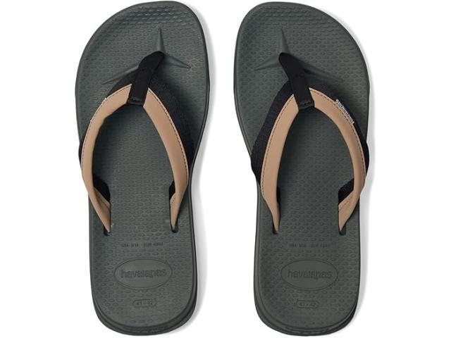 (取寄) ハワイアナス メンズ トラック プラス サンダル Havaianas men Track Plus Sandals Olive Green