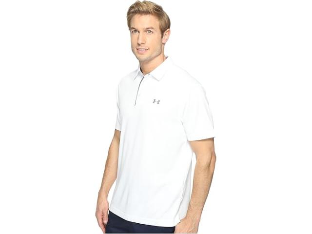 (取寄) アンダーアーマー ゴルフ メンズ テック ポロ Under Armour Golf men Tech Polo White/Graphite/Graphite