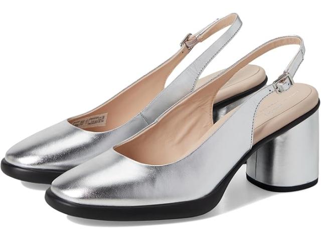 (取寄) エコー レディース スカルプ 55 ラグゼ スリングバック ポンプ ECCO women Sculpted 55 Luxe Slingback Pump Pure Silver