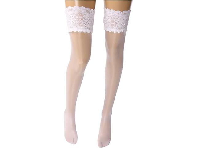 (取寄) ウォルフォード レディース サテン タッチ 20 ステイ-アップ タイ ハイズ Wolford women Satin Touch 20 Stay-Up Thigh Highs White